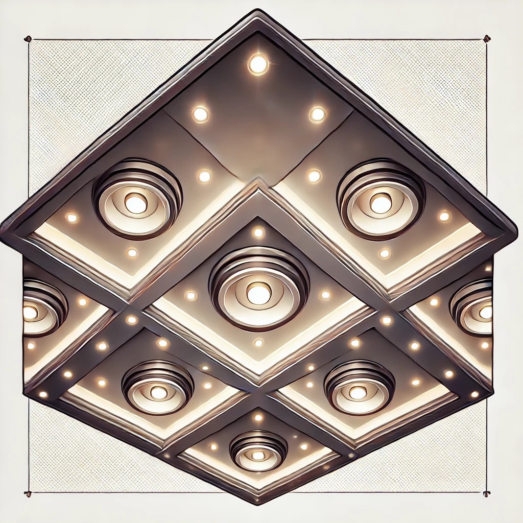 Ceiling Spotlights - Free construction calculator