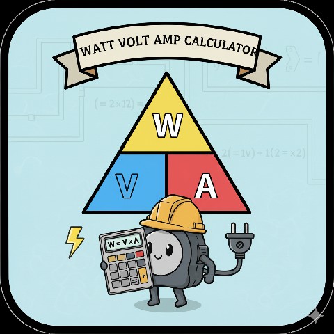 Watt Volt Amp Calculator - Free construction calculator